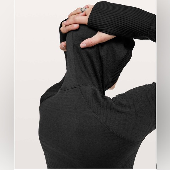 LULULEMON Black Rest Less Hoodie Size 8 - Picture 2 of 11